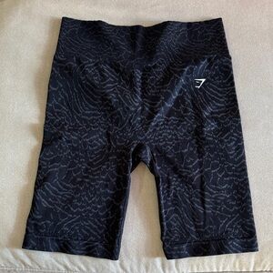 Gymshark Black Patterned Athletic Shorts